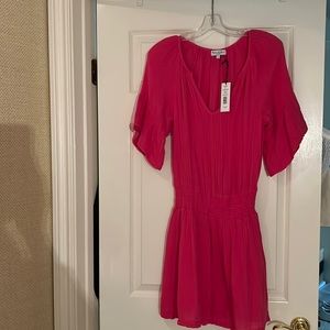 Michael Stars Magenta double Gauze Dress brand new